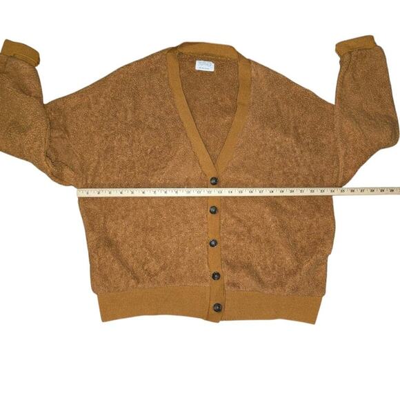 Paper Label Sherpa Cardigan Size XL Button Down - Picture 3 of 6